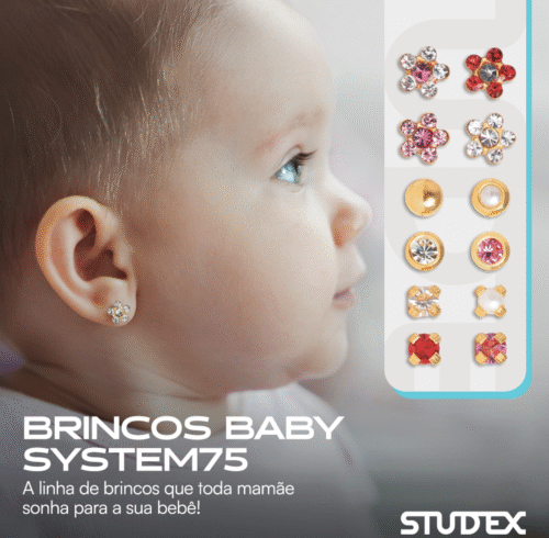 10 par Brinco Infantil Antialérgico Studex Baby